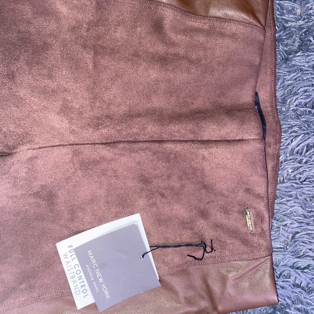 FAUX LEATHER dress pants